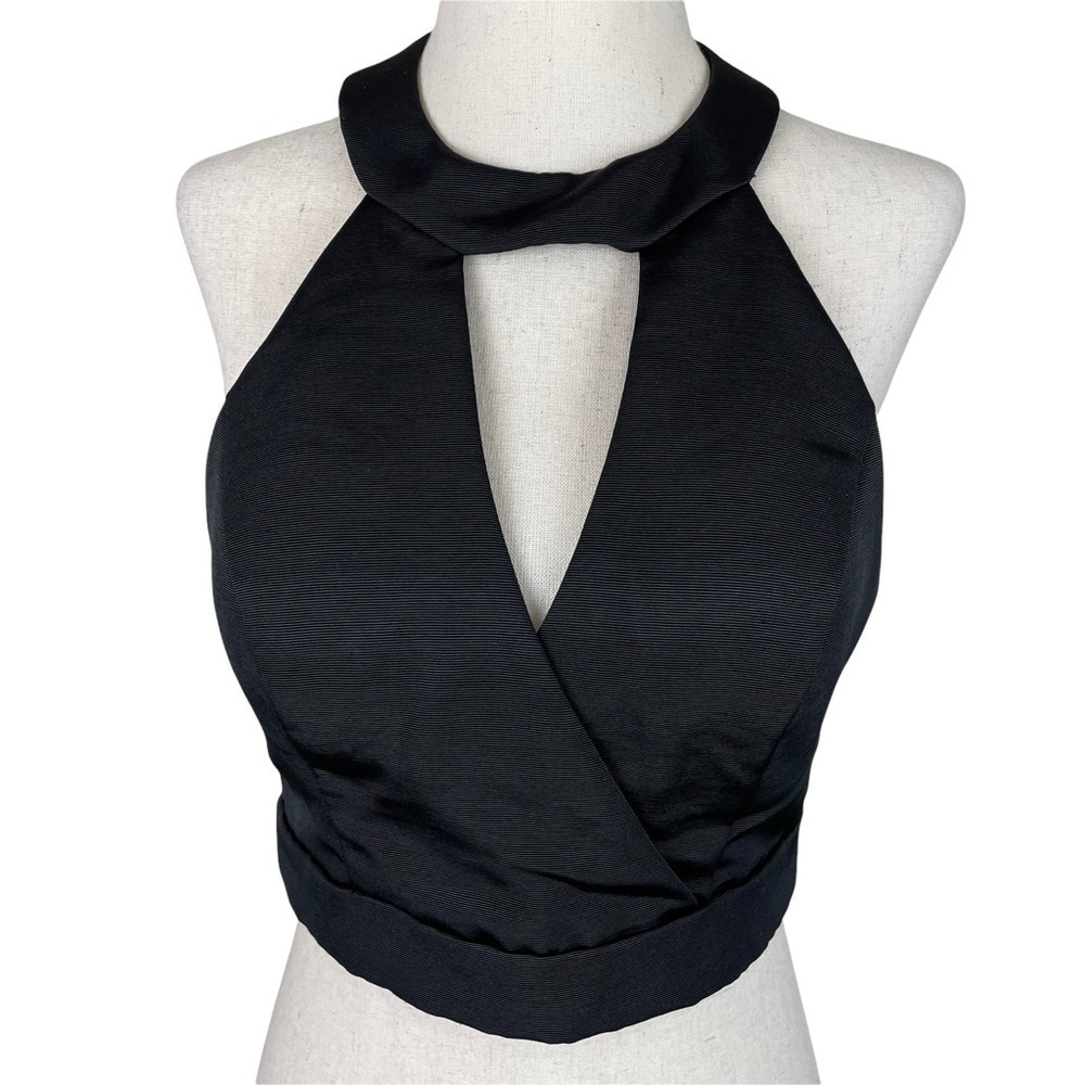 Jodi Kristopher Black Crop Top